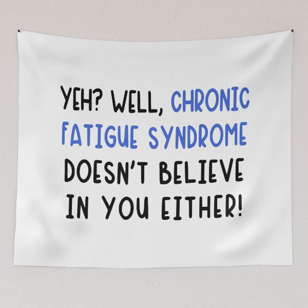 Item preview, Chronic Fatigue Syndrome Doesn't Believe In You Either T-Shirts Hoodies Funny Tees Humorous MECFS Is Real designed and sold by ChronicillnessT.