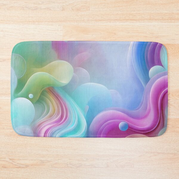 Item preview, Underwater Dream World: A Gentle Symphony of Color and Flow, Unique designed and sold by villacreativa.