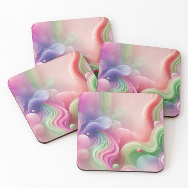 Item preview, Dream World: A Gentle Symphony of Color and Flow, Unique designed and sold by villacreativa.