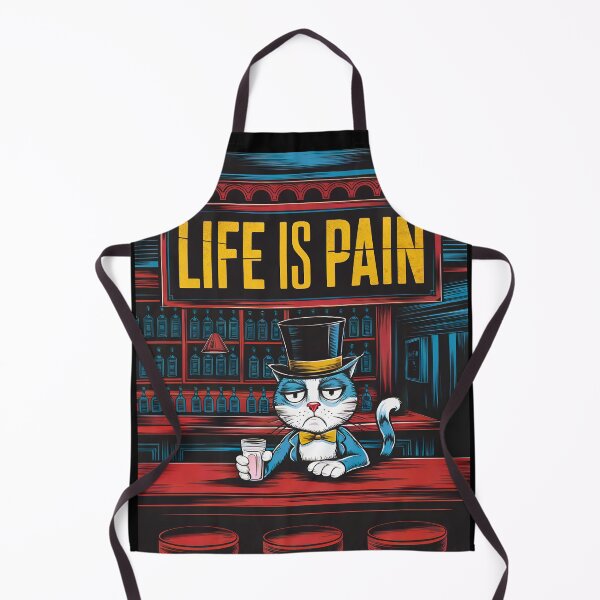 Item preview, Sad Cat - Life is Pain designed and sold by kateds14.