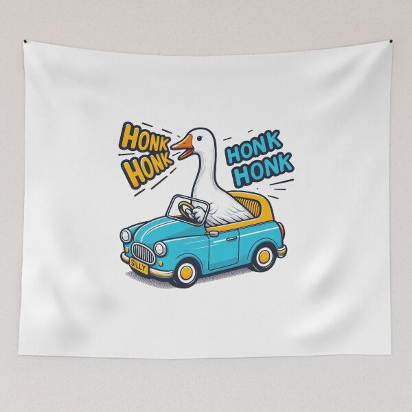 Item preview, Silly Goose Car Blue designed and sold by MisterrAB.