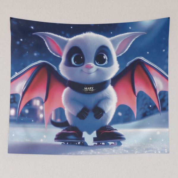 Item preview, Ice Skating Bat - Winter Wonderland designed and sold by Mary The Vamp.