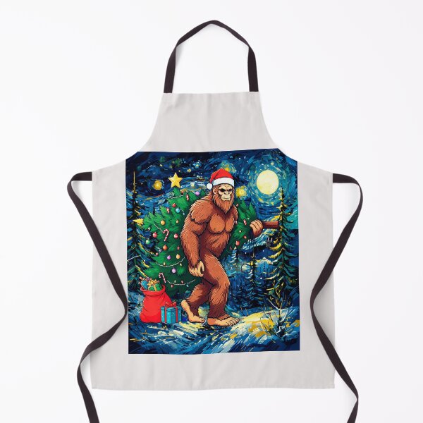 Item preview, Sasquatch starry night in Christmas ,xmas 2024 designed and sold by erozzz.