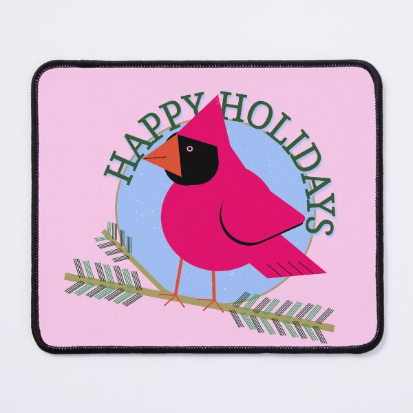 Item preview, Happy Holidays Cardinal designed and sold by bunhuggerdesign.