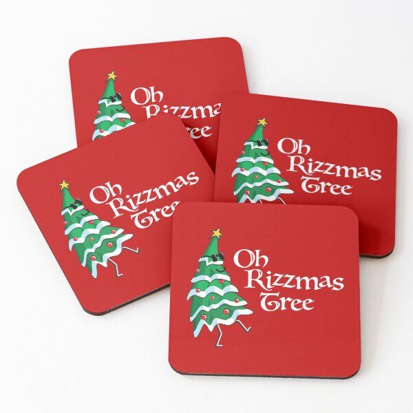 Item preview, Oh Rizzmas Tree!  Cute and Rizzy Dancing Christmas Tree - White Text designed and sold by houseofwray.