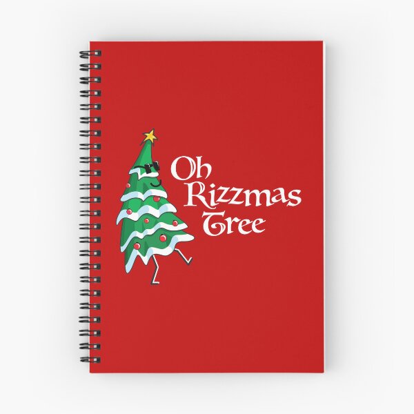 Item preview, Oh Rizzmas Tree!  Cute and Rizzy Dancing Christmas Tree - White Text designed and sold by houseofwray.