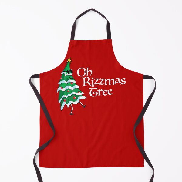 Item preview, Oh Rizzmas Tree! Cute and Rizzy Dancing Christmas Tree - White Text designed and sold by houseofwray.