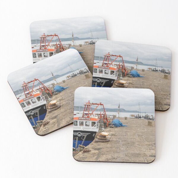 Item preview, Fishing boat in the harbour designed and sold by yackers1.