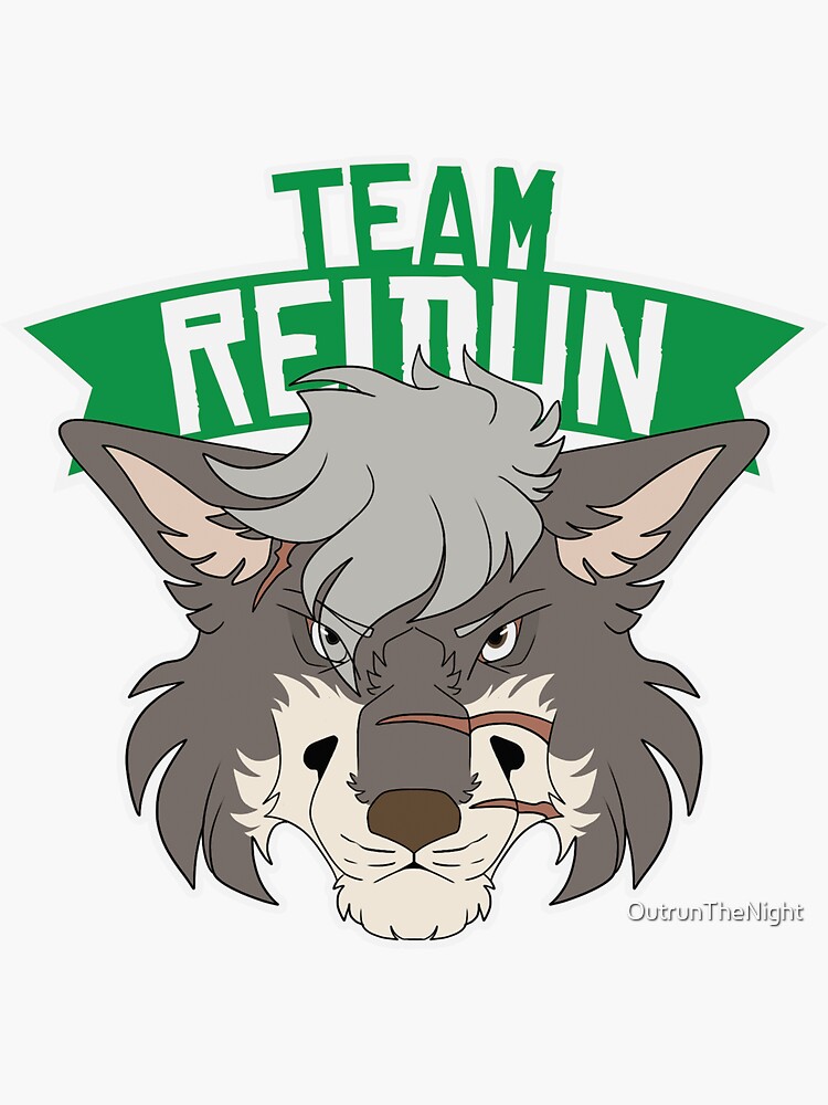 Thumbnail 3 of 3, Sticker, Team Reidun designed and sold by OutrunTheNight.
