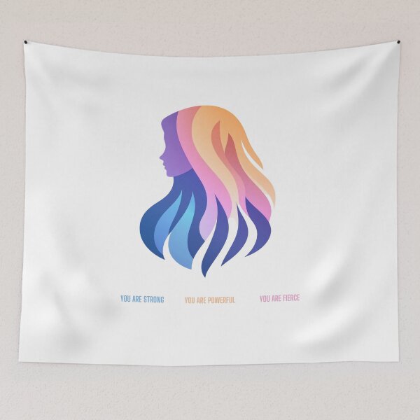 Item preview, Colorful female empowerment quotes for women designed and sold by Raccoonapparel.