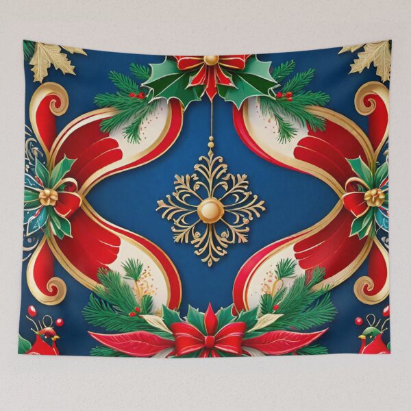 Item preview, Elegant and Festive Christmas Pattern Design designed and sold by GrizzlyCollective.