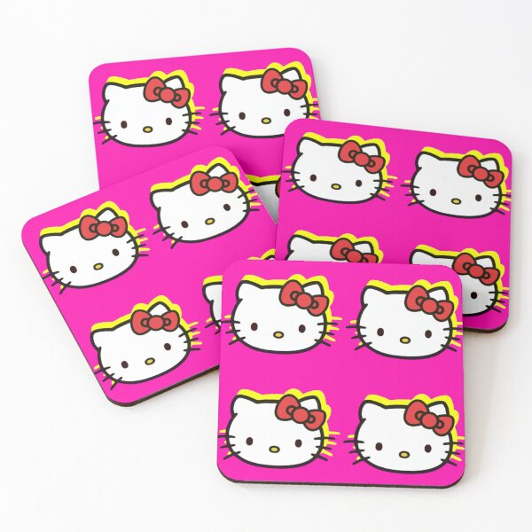 Item preview, Pink & Yellow Kitty designed and sold by Fuzzdandy Designs.
