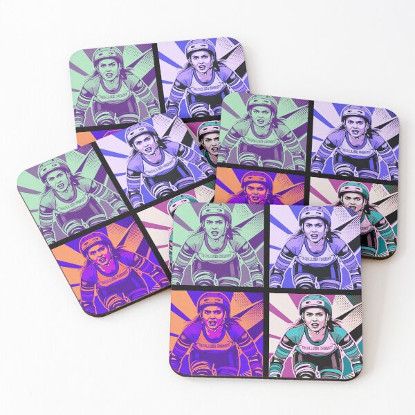 Item preview, Roller Derby Pop Art designed and sold by Mushroom Patch Designs.