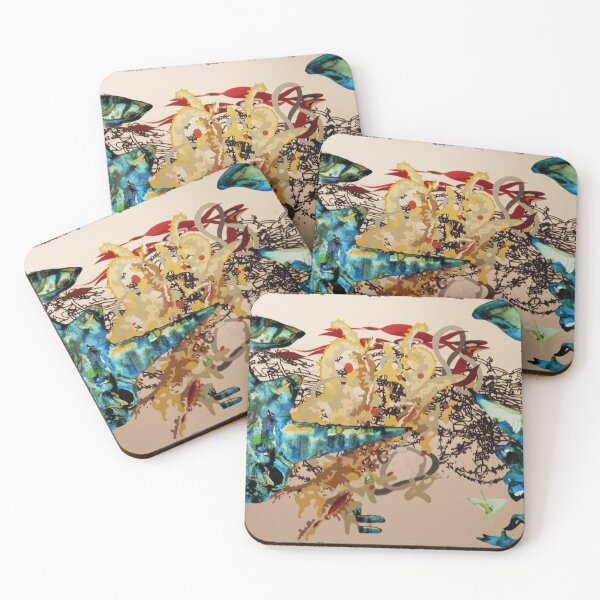 Item preview, Rhinoceros, animals, abstract collage designed and sold by NessArtByEwa.