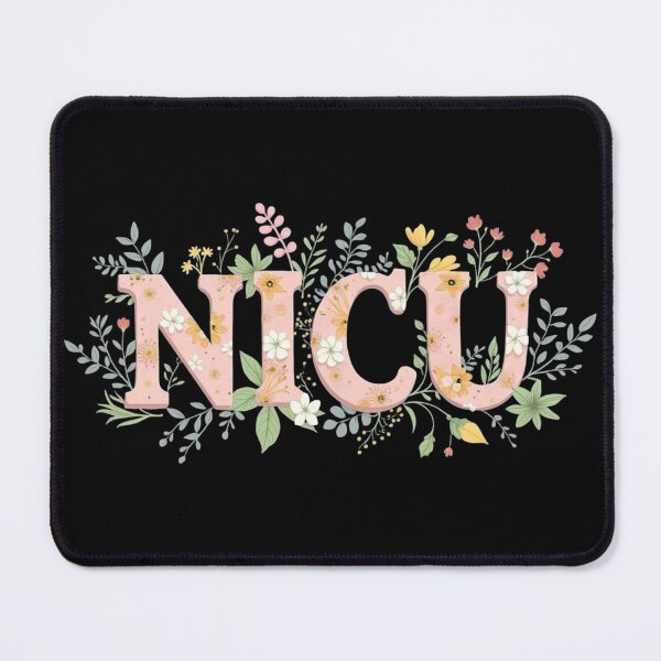 Item preview, NICU Floral Typography - Cottagecore designed and sold by Dago345.