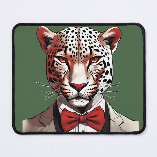 Item preview, LEOPARD WITH RED BOW DESIGN designed and sold by asudesign.