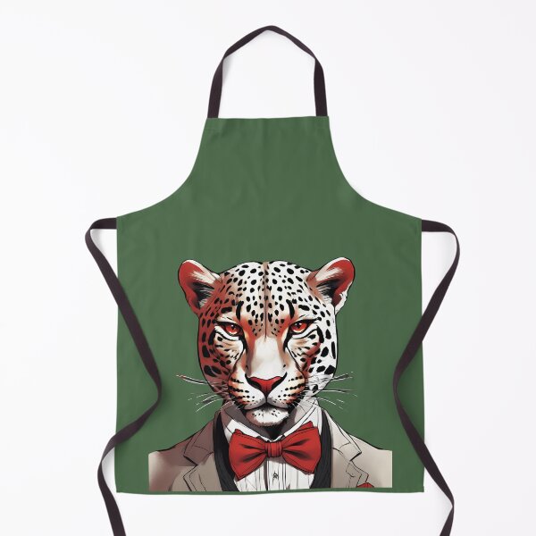 Item preview, LEOPARD WITH RED BOW DESIGN designed and sold by asudesign.