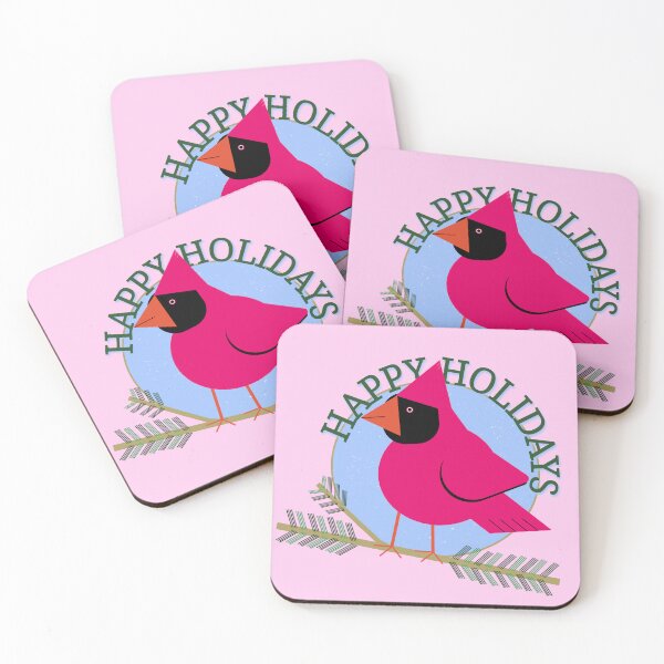 Item preview, Happy Holidays Cardinal designed and sold by bunhuggerdesign.