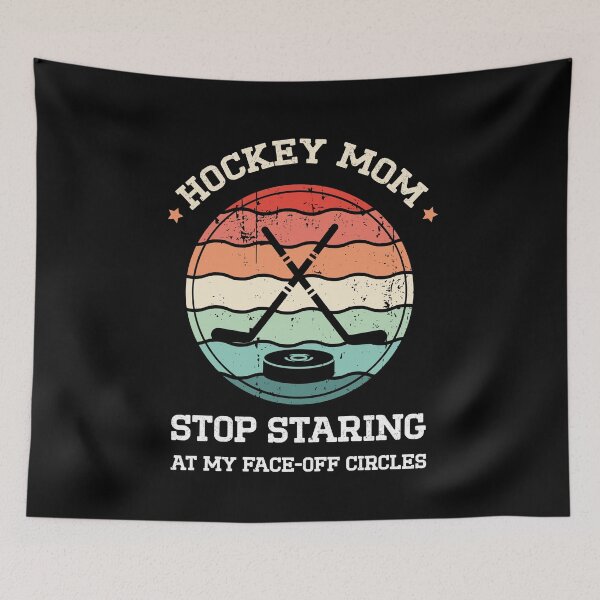 Item preview, Vintage Hockey Mom Stop Staring At My Face-off Circles  designed and sold by NewAdventure.