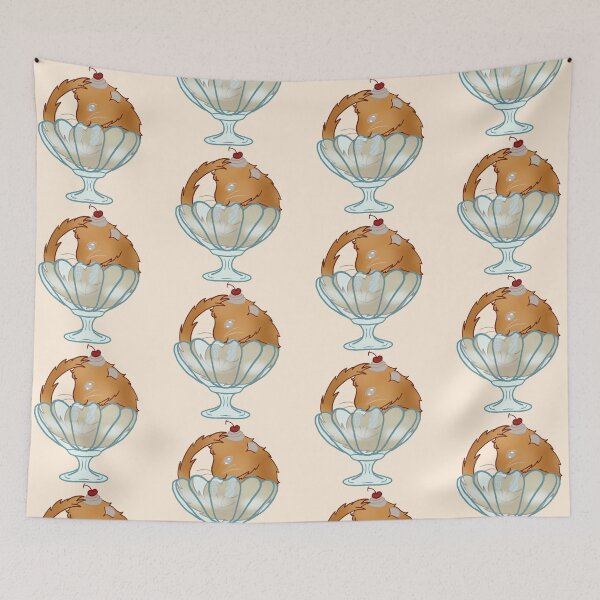 Item preview, Pumpkin Pie Ice Cream Dormouse designed and sold by RainDesignz.