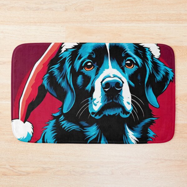 Item preview, Adorable Dog Wearing a Santa Hat designed and sold by GrizzlyCollective.