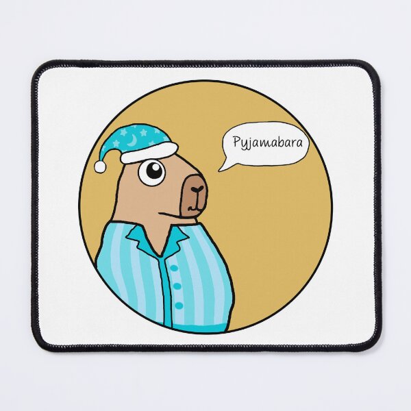 Item preview, Pyjamabara Capybara! designed and sold by ProfanityFarm.