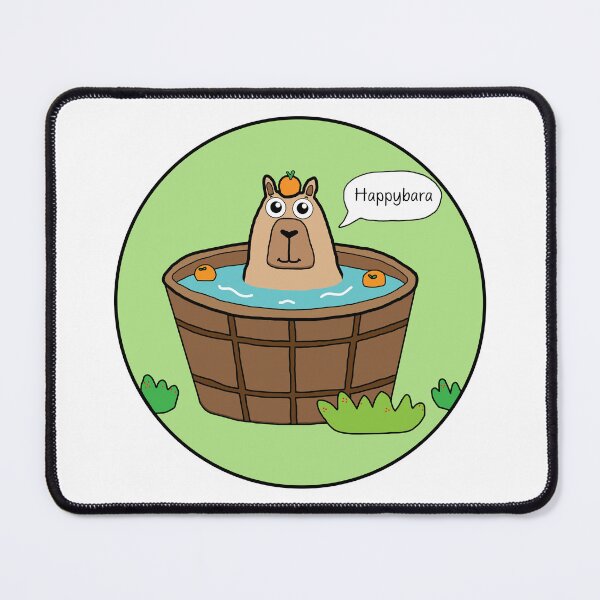 Item preview, Happybara Capybara! designed and sold by ProfanityFarm.