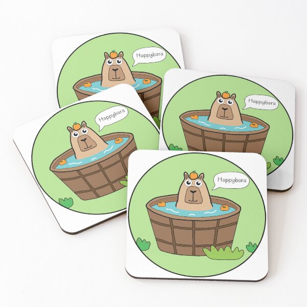 Item preview, Happybara Capybara! designed and sold by ProfanityFarm.