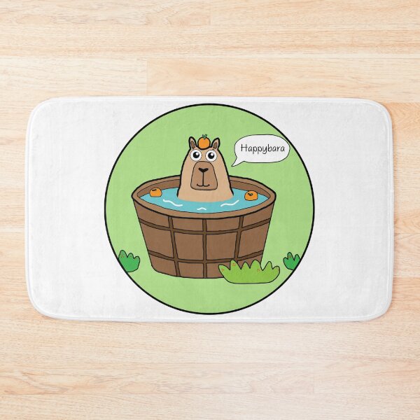 Item preview, Happybara Capybara! designed and sold by ProfanityFarm.