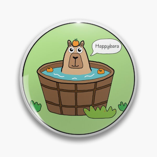 Item preview, Happybara Capybara! designed and sold by ProfanityFarm.