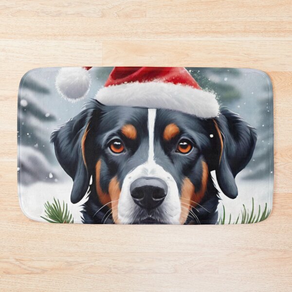 Item preview, Santa’s Little Helper: Cute Dog Edition designed and sold by GrizzlyCollective.
