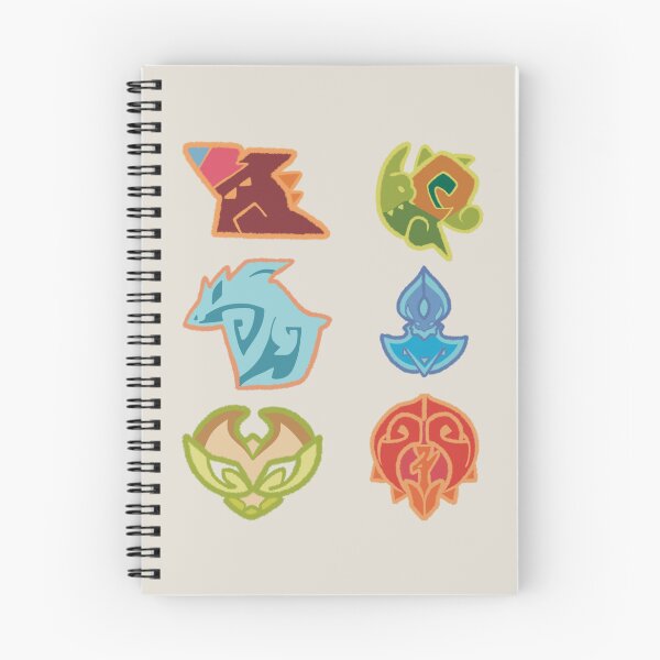 Item preview, genshin impact dragon emblems designed and sold by star-berry.