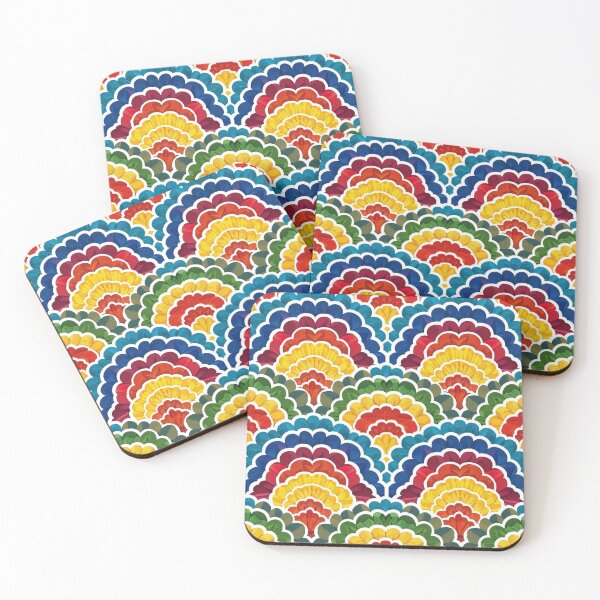 Item preview, Bright Rainbow Faux Crochet Pattern designed and sold by darkskydelights.