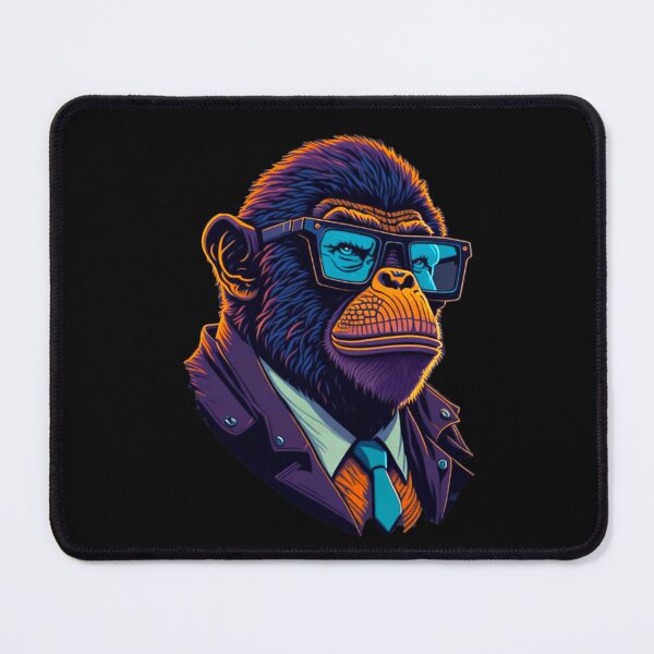 Item preview, Hipster Chimp designed and sold by PetSafari.