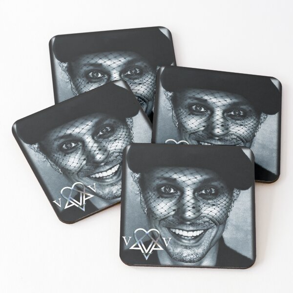 Item preview, Ville Valo_Neon_Noir_smiling version designed and sold by MusicVibesTee.