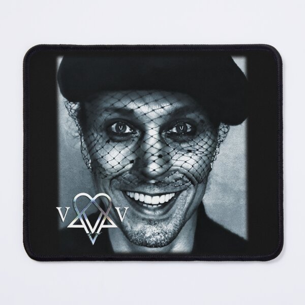 Item preview, Ville Valo_Neon_Noir_smiling version designed and sold by MusicVibesTee.