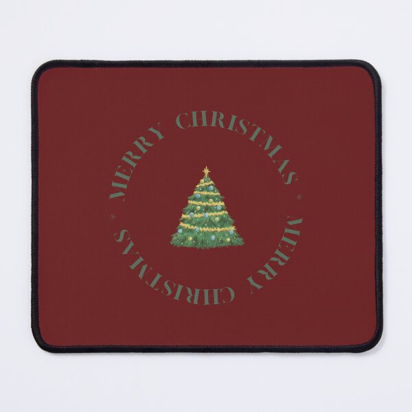 Item preview, Merry Christmas - Circular design with Christmas tree designed and sold by HomeFreewithMe.