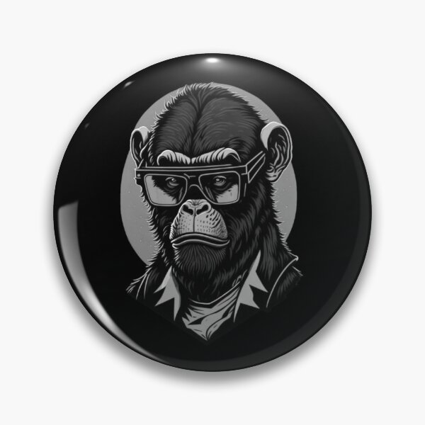 Item preview, Hipster Chimp designed and sold by PetSafari.