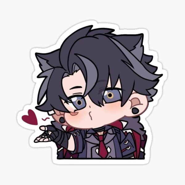 Wriothesley genshin chibi Sticker