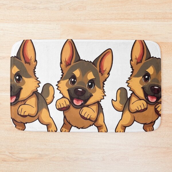 Item preview, 3 Cute German Shepherds designed and sold by OhshunStudios.