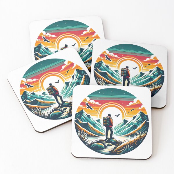 Item preview, Mountain Hiking T-Shirt Design designed and sold by DesignHub.