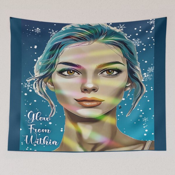 Item preview, Winter Glow Portrait designed and sold by gleefulme.