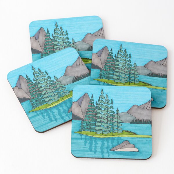 Item preview, Spirit Island, Maligne Lake, Jasper National Park designed and sold by FHJArtandPhoto.