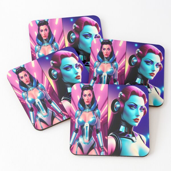 Item preview, 1990's Scifi Robot Girls  designed and sold by highplacidity.