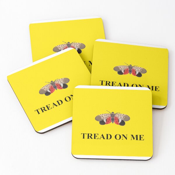 Item preview, Tread on me spotted lanternfly funny  designed and sold by crabfriedrice.