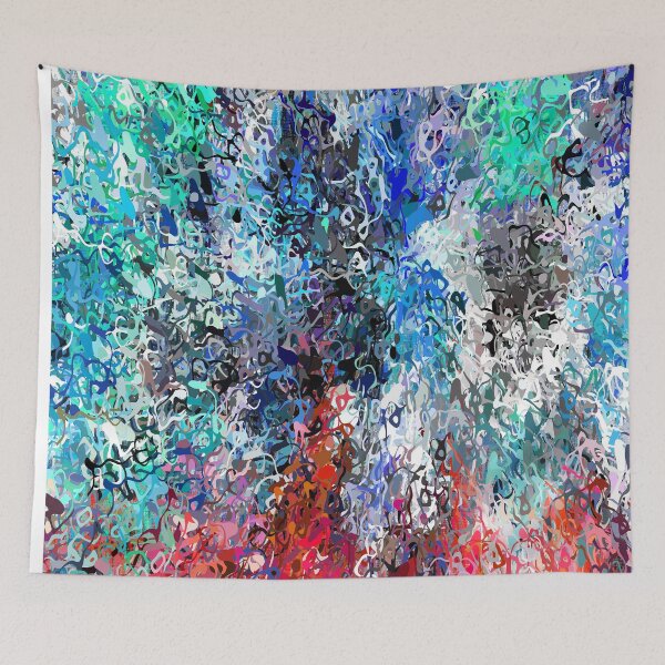 Item preview, Colorful Modern Abstract Art, Original Print designed and sold by dwjart.
