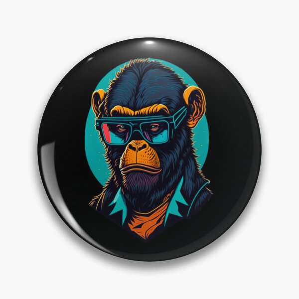 Item preview, Hipster Chimp designed and sold by PetSafari.