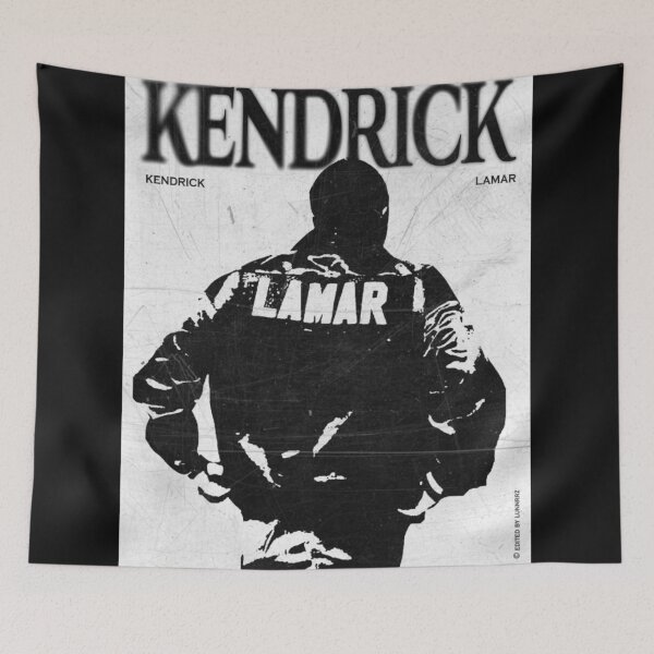 Item preview, Kendrick poster art designed and sold by BubbleStreet.