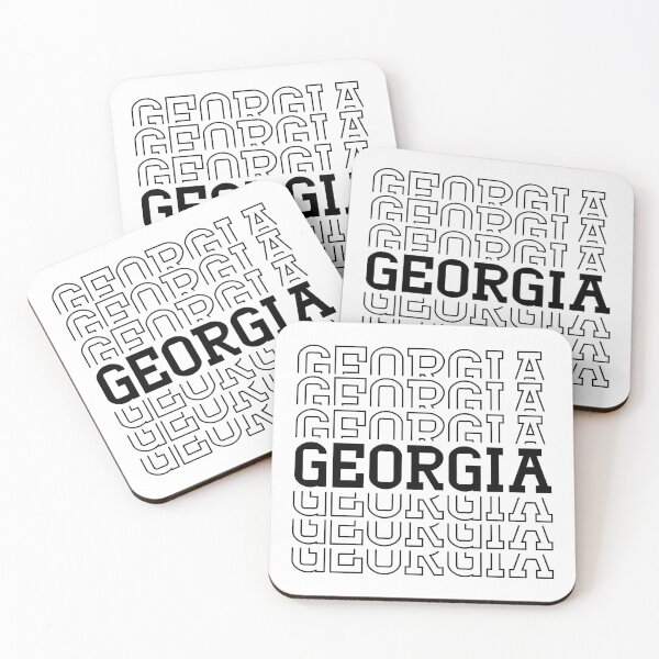 Item preview, Georgia black and white text multiplied designed and sold by EmeraldeaDesign.