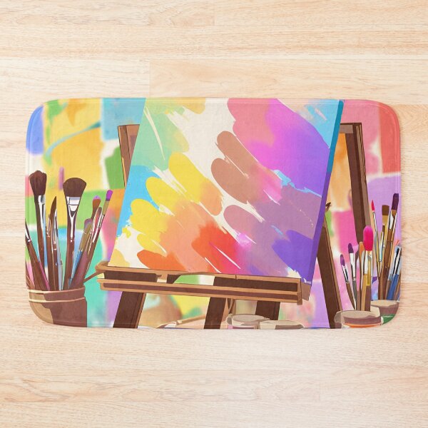 Item preview, Painted colorful artist Easel- Paint Easel designed and sold by Lily Lola.
